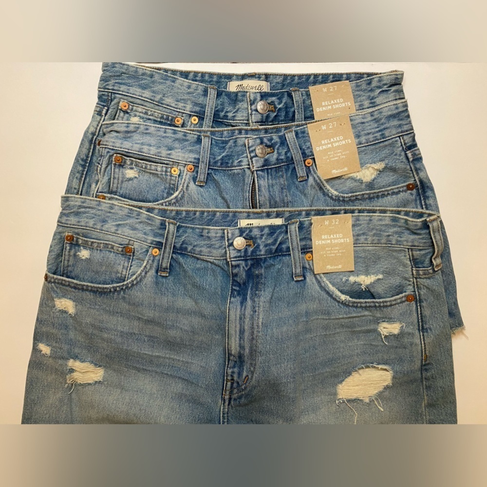 Madewell Relaxed denim shorts NWT - Picture 5 of 5